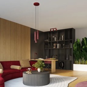 Brilagi - Faretto LED CRESTO 6xGU10/10W/230V bordeaux