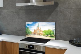 Pannello paraschizzi cucina Cattedrale di Cracovia 100x50 cm