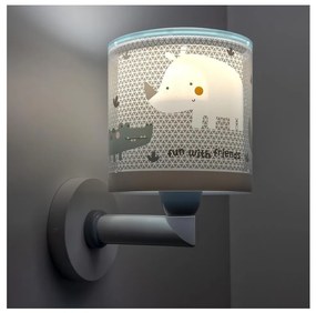 Dalber 60629 - Lampada da parete per bambini RHICO AND CROCO 1xE27/15W/230V