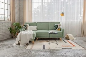 Divano letto in velluto a coste verde chiaro (variabile) Tori - Bonami Selection