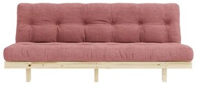 Divano letto in velluto a coste rosa 190 cm Lean - Karup Design
