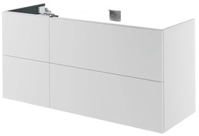 Mobile da bagno sospeso sotto lavabo L 70 x H 50 x P 46 cm bianco, 2 cassetti Neo, Maniglie acquistabili separatamente
