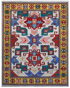 Kazak Tappeto 150x190 (Pakistan) Annodato A Mano