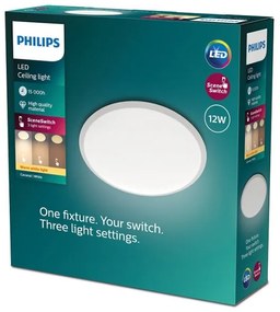Philips - Plafoniera LED dimmerabile SCENE SWITCH LED/12W/230V