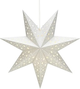 Decorazione luminosa con motivo natalizio in argento ø 45 cm Solvalla - Markslöjd