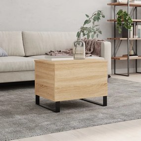 Tavolino Salotto Rovere Sonoma 60x44,5x45 Cm Legno Multistrato /