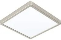 Plafoniera Moderna Fueva 5 Acciaio Nichel Satinato Led Integrato 20,5W 4000K