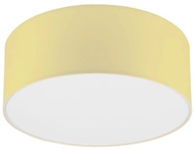 Plafoniera SIRJA PASTEL 1xE27/60W/230V diametro 35 cm giallo