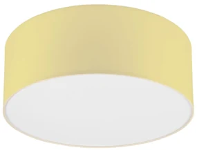 Plafoniera SIRJA PASTEL 1xE27/60W/230V diametro 35 cm giallo