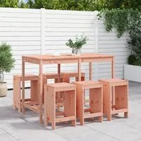 Set da Bar da Giardino 7 pz in Legno Massello di Douglas 3157756