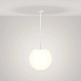 Lampada A Soffitto Moderna Per Esterno Plastica Bianco 1 Luce E27 30W Ip54