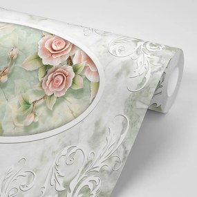 Carta da parati – Rose di pietra