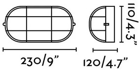 FARO 70998 - Applique da esterno CABO 1xE27/60W/230V IP65