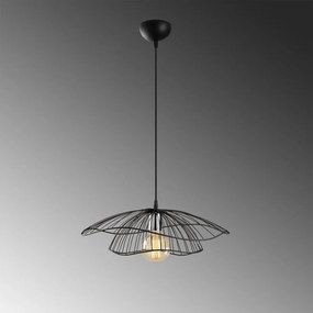 Lampada a sospensione nera Tel, ø 50 cm - Opviq lights