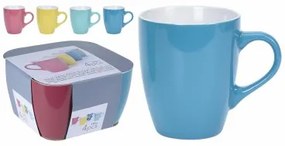 Set di 4 Tazze Mug Lifetime Ceramica 340 ml