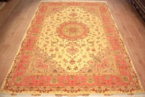Tabriz Tappeto 250x360 (Iran) Annodato A Mano