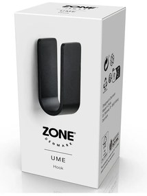Gancio da parete nero in metallo Ume – Zone