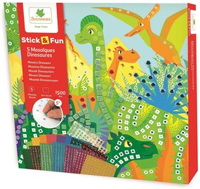 Stick & Fun - Mosaico - Dinosauri