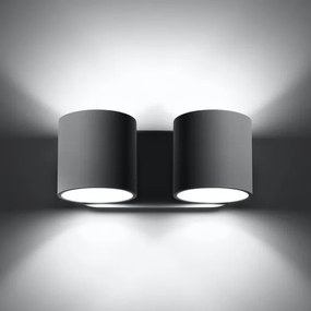 Luce Spot da parete ORBIS 2xG9/40W/230V grigio