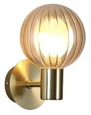 Searchlight 30506GO - Applique da parete LUMINSPHERE 1xG9/7W/230V in ottone