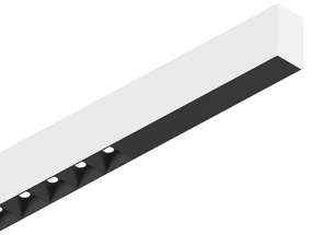 Sistema Lineare Binario Fluo Alluminio Bianco Led 30W 4000K L.180,5Cm