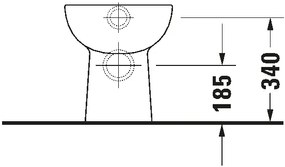 Duravit 21150900002 - WC a pavimento D-CODE ceramica/bianco lucido