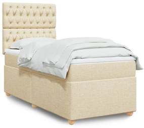Giroletto A Molle Con Materasso Crema 80x200 Cm İntessuto /