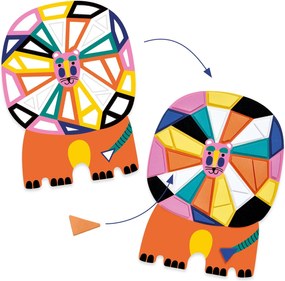 Mosaico - animali della savana