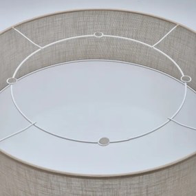 Plafoniera da soffitto SIRJA 2xE27/15W/230V Ø 45 cm beige