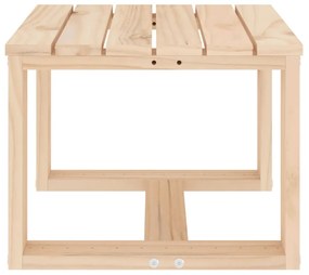 Tavolino da giardino 40x38x28,5 cm in legno massello di pino