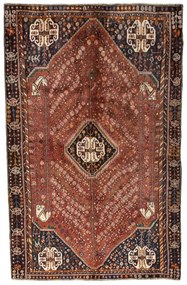 Shiraz Tappeto persiano 150 x 250 Rosso (Iran) Annodato A Mano
