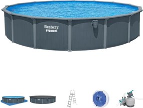 Bestway 561RP Set piscina fuori terra rigida Hydrium da 732X132 cm