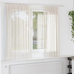 Tende İn Voile Con Linguetta 2 Pz Crema /