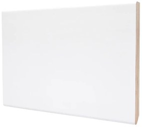Battiscopa Superior in legno bianco Sp 12 mm x H 13 x L 240 cm, 8 pezzi / 19.2 m