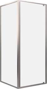 Lato fisso per box doccia Top H 200cm x 97.5-99 cm Sp. 6 mm vetro trasparente silver