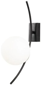 Lampada da parete in metallo nero Opviq luci Argyr - Opviq lights