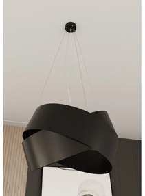 Lampadario a sospensione con filo VIENO 3xE27/15W/230V nero