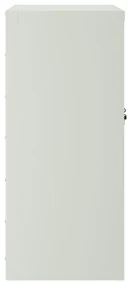 Armadio classificatore grigio chiaro 79x40x90 cm in acciaio