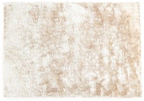 Tappeto shaggy a pelo lungo ultra morbido 200 x 290 cm Beige - DOLCE