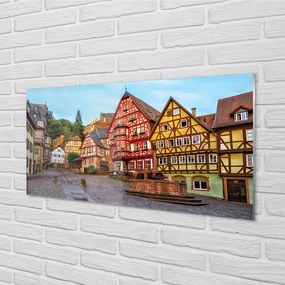 Pannello paraschizzi cucina Germania Città Vecchia della Baviera 100x50 cm