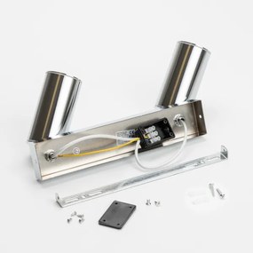 Brilagi - Luce Spot da bagno SELE 2xGU10/30W/230V IP44 cromo lucido