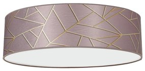 Plafoniera ZIGGY 3xE27/60W/230V rosa/oro