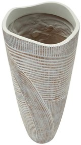 Vaso Resina Woody Cm Ø 19X55 Design Elegante e Versatile
