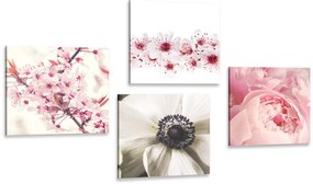 Set di quadri – Delicatezza dei fiori