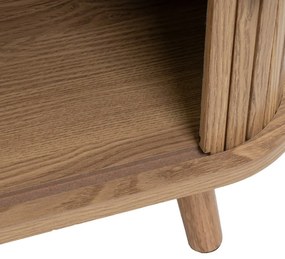 Libreria di colore naturale con effetto rovere 80x172x40 cm Elia – Casa Selección