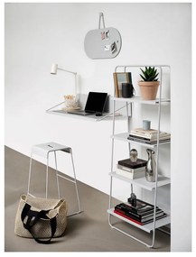 Sedia da bar nera in metallo A-Stool – Zone