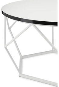 Tavolino DIAMOND 40x70 cm nero/bianco