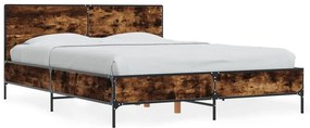 Giroletto Rovere Fumo 140x200 Cm İn Legno Multistrato Metallo /