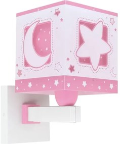 Dalber 63239S - Applique per bambini MOONLIGHT 1xE27/15W/230V rosa