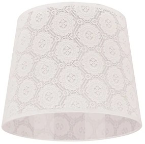 Duolla - Paralume per lampada da tavolo CLASSIC M E27 diametro 24 cm bianco